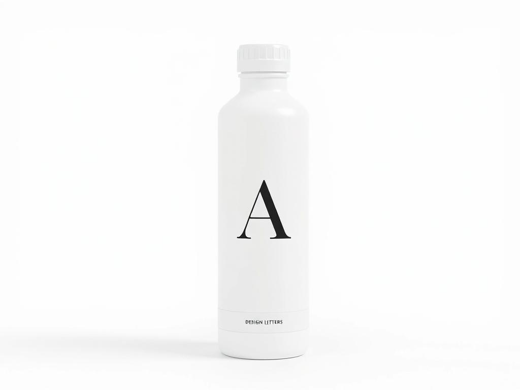 Design Letters Vandflaske med bogstav