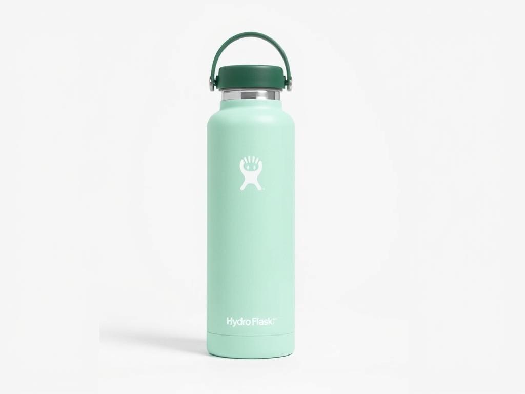 Hydro Flask Light Weight Standard Mouth vandflaske i grøn farve