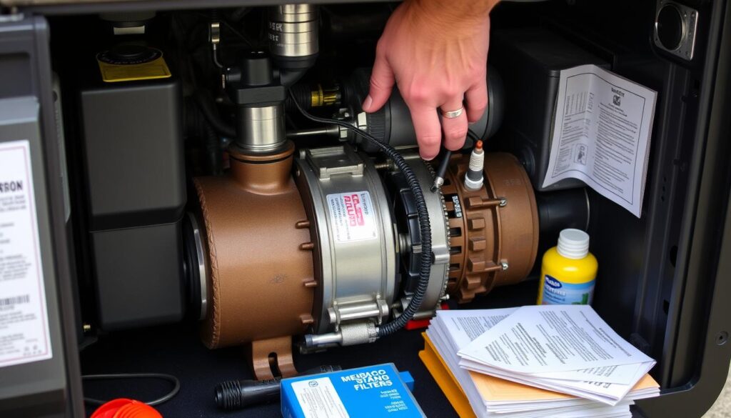 Vedligeholdelse af nødgenerator med fokus på olieskift og filterrensning Vedligeholdelse af nødgenerator med fokus på olieskift og filterrensning